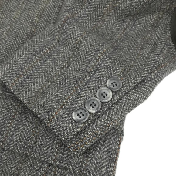 Vintage Haggar Gray Tweed Blazer Sport Coat Sz 40R - Picture 13 of 14